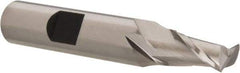 Hertel - 9/32", 9/16" LOC, 3/8" Shank Diam, 2-3/8" OAL, 2 Flute, Cobalt Square End Mill - Single End, Uncoated, Spiral Flute, 30° Helix, Centercutting, Right Hand Cut - USA Tool & Supply