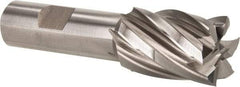 Hertel - 1-1/16", 1-1/2" LOC, 3/4" Shank Diam, 3-7/8" OAL, 6 Flute, Cobalt Square End Mill - Single End, Uncoated, Spiral Flute, 30° Helix, Centercutting, Right Hand Cut, Right Hand Flute - USA Tool & Supply
