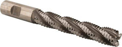 Hertel - 3/4" Diam, Coarse Pitch, 4" LOC, 4 Flute Cobalt Roughing Square End Mill - Uncoated, 6-1/4" OAL, 3/4" Shank Diam, Single End, 30° Helix - USA Tool & Supply