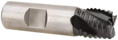 Hertel - 5/8" Diam, Coarse Pitch, 2-1/2" LOC, 4 Flute Cobalt Roughing Square End Mill - TiAlN Finish, 4-5/8" OAL, 5/8" Shank Diam, Single End, Centercutting, 30° Helix - USA Tool & Supply