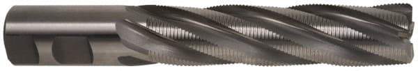Hertel - 1" Diam, Fine Pitch, 4" LOC, 5 Flute Cobalt Roughing Square End Mill - Uncoated, 6-1/2" OAL, 1" Shank Diam, Single End, 30° Helix - USA Tool & Supply