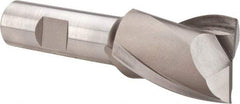 Hertel - 1-1/4", 1-5/8" LOC, 3/4" Shank Diam, 3-7/8" OAL, 2 Flute, Cobalt Square End Mill - Single End, Uncoated, Spiral Flute, 30° Helix, Centercutting, Right Hand Cut, Right Hand Flute - USA Tool & Supply