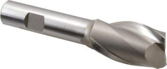 Hertel - 1", 1-5/8" LOC, 5/8" Shank Diam, 4-1/8" OAL, 2 Flute, Cobalt Square End Mill - Single End, Uncoated, Spiral Flute, 30° Helix, Centercutting, Right Hand Cut, Right Hand Flute - USA Tool & Supply