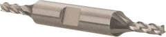 Hertel - 5/32", 7/16" LOC, 3/8" Shank Diam, 3-1/8" OAL, 4 Flute, Cobalt Square End Mill - Double End, Uncoated, Spiral Flute, 30° Helix, Right Hand Cut, Right Hand Flute - USA Tool & Supply