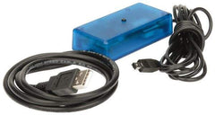 ASD/QMS - Remote Data Collection Interface - 6 Ft. Overall Length, For Use with SPI 13-600 Series Calipers, SPI Caliper (w/ Cable) - USA Tool & Supply