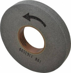 Merit Abrasives - 8" Diam, 1" Face Width, 3" Center Hole, Fine Grade, Silicon Carbide Deburring Wheel - Convolute, Hard Density 7 Grade, 4,500 RPM - USA Tool & Supply