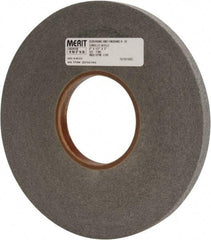 Merit Abrasives - 8" Diam, 1/2" Face Width, 3" Center Hole, Fine Grade, Silicon Carbide Deburring Wheel - Convolute, Hard Density 9 Grade, 4,500 RPM - USA Tool & Supply