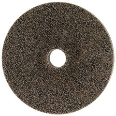 Merit Abrasives - 6" Diam, 1" Face Width, 1" Center Hole, Coarse Grade, Aluminum Oxide Deburring Wheel - Unitized, Hard Density 8 Grade, 5,000 RPM - USA Tool & Supply