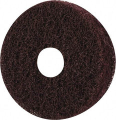 Merit Abrasives - 3" Diam, Medium Mounted Scrubber Buffing Wheel - 3 Ply, Medium Grade, 1/4" Shank Diam, 8,000 RPM - USA Tool & Supply