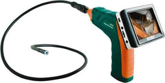 Extech - Video Borescope - 9 mm Probe Diameter, LCD Display, 712 x 486 Resolution - USA Tool & Supply