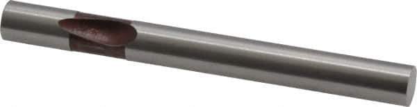 Dayton Lamina - 1/4" Shank Diam, Ball Lock, A2 Grade Tool Steel, Solid Mold Die Blank & Punch - 2-1/2" OAL, Blank Punch, Regular (LPB) Series - USA Tool & Supply