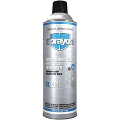 Sprayon - 18 Ounce Aerosol Electrical Grade Cleaner/Degreaser - 15,000 Volt Dielectric Strength, Nonflammable, Food Grade, Plastic Safe - USA Tool & Supply