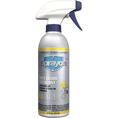 Sprayon - 16 oz Aerosol Extreme Pressure Chain & Cable Lubricant - Light Amber, -20 to 300°F, Food Grade - USA Tool & Supply