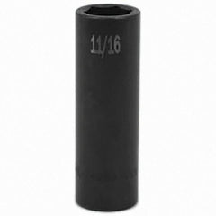 SK - Impact Socket - 1/2"DR 11/16" DEEP IMPACT SOCKET - USA Tool & Supply