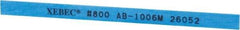 Value Collection - Rectangular, Ceramic Fiber Finishing Stick - 4" Long x 15/64" Wide x 1/32" Thick, 800 Grit, Super Fine Grade - USA Tool & Supply