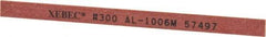 Value Collection - Rectangular, Ceramic Fiber Finishing Stick - 4" Long x 15/64" Wide x 1/32" Thick, 300 Grit, Extra Fine Grade - USA Tool & Supply