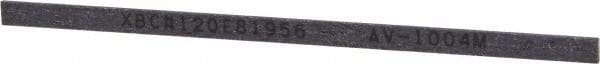 Value Collection - Rectangular, Ceramic Fiber Finishing Stick - 4" Long x 5/32" Width, 120 Grit, Fine Grade - USA Tool & Supply