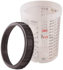 3M - Paint Sprayer Cup - Large Collar and Cup - USA Tool & Supply
