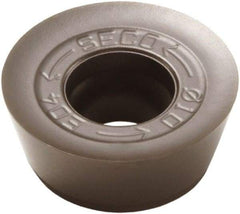 Seco - RDHT0803M0 E03 Grade T350M Carbide Milling Insert - TiCN/Al2O3 Finish, 1/8" Thick, 0.315" Inscribed Circle - USA Tool & Supply