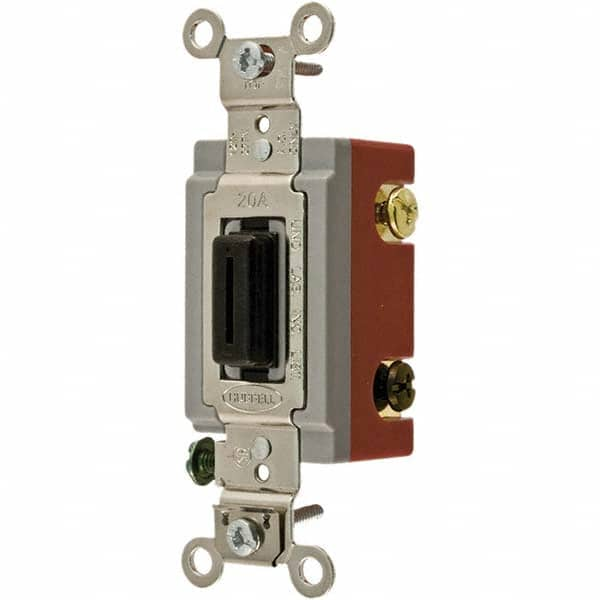 Hubbell Wiring Device-Kellems - Key Switches Switch Type: 6 Tumbler Switch Sequence: On-Off - USA Tool & Supply