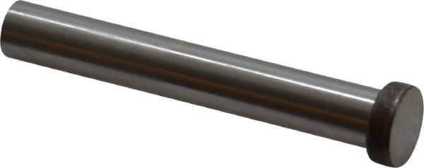 Dayton Lamina - 7/16" Head Diam, 5/16" Shank Diam, Basic Head, A2 Grade Tool Steel, Solid Mold Die Blank & Punch - 1/8" Head Height, 2-1/4" OAL, Blank Punch, Regular (KPB) Series - USA Tool & Supply