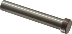 Dayton Lamina - 1/2" Head Diam, 3/8" Shank Diam, Basic Head, A2 Grade Tool Steel, Solid Mold Die Blank & Punch - 3/16" Head Height, 2-1/2" OAL, Blank Punch, Regular (KPB) Series - USA Tool & Supply