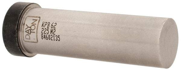 Dayton Lamina - 3/4" Head Diam, 5/8" Shank Diam, Basic Head, M2 Grade High Speed Steel, Solid Mold Die Blank & Punch - 1/4" Head Height, 2-1/4" OAL, Blank Punch, Regular (KPB) Series - USA Tool & Supply