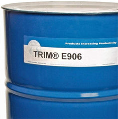 Master Fluid Solutions - Trim E906, 54 Gal Drum Emulsion Fluid - Water Soluble, For Cutting, Drilling, Tapping, Reaming - USA Tool & Supply