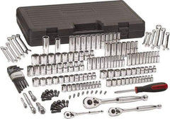 GearWrench - 165 Piece 1/4, 3/8 & 1/2" Drive Mechanic's Tool Set - Comes in Blow Molded Case - USA Tool & Supply