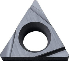 Kyocera - TCGT21.50.5 Grade TN60 Cermet Turning Insert - Uncoated, 60° Triangle, 1/4" Inscr Circle, 3/32" Thick, 0.008" Corner Radius - USA Tool & Supply