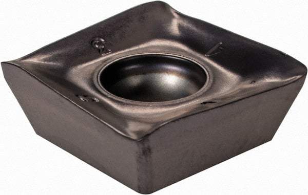 Iscar - SDMT1606 HQ Grade IC928 Carbide Milling Insert - TiAlN Finish, 0.2559" Thick, 0.646" Inscribed Circle, 0.8mm Corner Radius - USA Tool & Supply