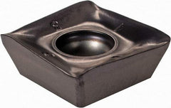 Iscar - SDMT1606 HQ Grade IC928 Carbide Milling Insert - TiAlN Finish, 0.2559" Thick, 0.646" Inscribed Circle, 0.8mm Corner Radius - USA Tool & Supply