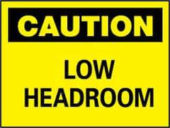 NMC - "CUC", 7" Long x 10" Wide, Pressure-Sensitive Vinyl Safety Sign - Rectangle, 0.004" Thick, Use for Accident Prevention - USA Tool & Supply