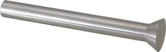 Dayton Lamina - 0.3938" Head Diam, 7/32" Shank Diam, Quill Head, High Speed Steel Solid Mold Die Blank & Punch - 60° Head Angle, 0.1532" Head Height, 2" OAL, Blank Punch, KWX Series - USA Tool & Supply