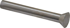 Dayton Lamina - 0.45" Head Diam, 1/4" Shank Diam, Quill Head, High Speed Steel Solid Mold Die Blank & Punch - 60° Head Angle, 0.175" Head Height, 2" OAL, Blank Punch, KWX Series - USA Tool & Supply