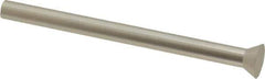 Dayton Lamina - 0.3375" Head Diam, 3/16" Shank Diam, Quill Head, High Speed Steel Solid Mold Die Blank & Punch - 60° Head Angle, 0.1313" Head Height, 2-1/2" OAL, Blank Punch, KWX Series - USA Tool & Supply