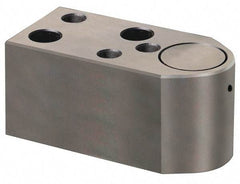 Dayton Lamina - 1/2" Shank Diam, 2-1/4" Base Length x 1-1/4" Base Width x 1-1/4" Base Height, 3/8-16 Thread, Alloy Steel Mold Punch Retainer - 5/16" Dowel Diam, 31/32" Length Between Dowel & Screw, 1-1/2" Thread Length, Ball Lock, Light Duty (LRE) Series - USA Tool & Supply