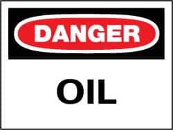NMC - "Danger - Non-Potable Water - Do Not Drink", 7" Long x 10" Wide, Pressure-Sensitive Vinyl Safety Sign - Rectangle, 0.004" Thick, Use for Hazardous Materials - USA Tool & Supply