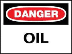 NMC - "Danger - Non-Potable Water - Do Not Drink", 7" Long x 10" Wide, Pressure-Sensitive Vinyl Safety Sign - Rectangle, 0.004" Thick, Use for Hazardous Materials - USA Tool & Supply