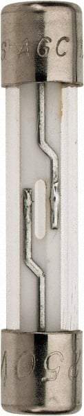 Cooper Bussmann - 250 VAC, 32 VDC, 0.01 Amp, Fast-Acting Miniature Glass Fuse - 1-1/4" OAL, 10 at 125 V kA Rating, 1/4" Diam - USA Tool & Supply
