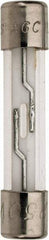 Cooper Bussmann - 250 VAC, 32 VDC, 0.01 Amp, Fast-Acting Miniature Glass Fuse - 1-1/4" OAL, 10 at 125 V kA Rating, 1/4" Diam - USA Tool & Supply