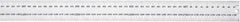 Starrett - 1,800mm Long, 0.5, 1mm Graduation, Rigid Spring Steel Rule - Metric Graduation Style, 38mm Wide, Silver, Satin Chrome Finish - USA Tool & Supply