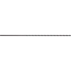 Extra Length Drill Bit: 0.7811″ Dia, 118 °, High Speed Steel Oxide Finish, 15.76″ Flute Length, Spiral Flute, Straight-Cylindrical Shank, Series A125