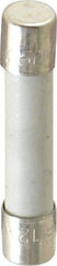 Cooper Bussmann - 125 VDC, 250 VAC, 12 Amp, Fast-Acting Miniature Ceramic Fuse - 1-1/4" OAL, 1/4" Diam - USA Tool & Supply