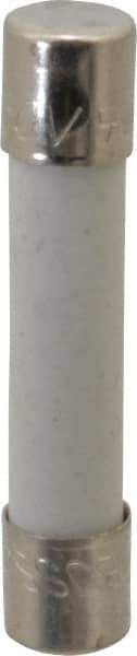 Cooper Bussmann - 125 VDC, 250 VAC, 15 Amp, Fast-Acting Miniature Ceramic Fuse - 1-1/4" OAL, 1/4" Diam - USA Tool & Supply