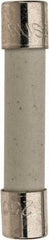 Cooper Bussmann - 125 VDC, 250 VAC, 7 Amp, Fast-Acting Miniature Ceramic Fuse - 1-1/4" OAL, 1/4" Diam - USA Tool & Supply