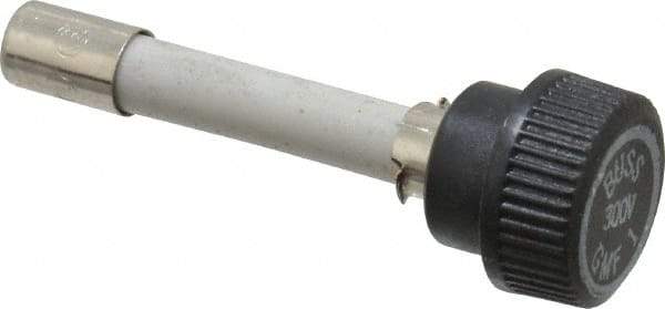 Cooper Bussmann - 300 VAC, 1 Amp, Time Delay Size Rejecting/NonRejecting Fuse - Fuse Holder Mount, 2-1/4" OAL, 10 at AC kA Rating, 15.9mm Diam - USA Tool & Supply