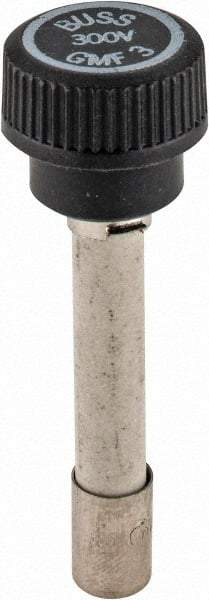 Cooper Bussmann - 300 VAC, 3 Amp, Time Delay Size Rejecting/NonRejecting Fuse - Fuse Holder Mount, 2-1/4" OAL, 10 at AC kA Rating, 15.9mm Diam - USA Tool & Supply