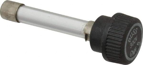 Cooper Bussmann - 300 VAC, 5 Amp, Time Delay Size Rejecting/NonRejecting Fuse - Fuse Holder Mount, 2-1/4" OAL, 10 at AC kA Rating, 15.9mm Diam - USA Tool & Supply