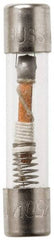 Cooper Bussmann - 250 VAC, 32 VDC, 0.38 Amp, Time Delay Miniature Glass Fuse - 1-1/4" OAL, 1/4" Diam - USA Tool & Supply